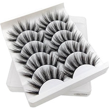 Load image into Gallery viewer, SEXYSHEEP 5Pairs 3D Mink Hair False Eyelashes Natural/Thick Long Eye Lashes Wispy Makeup Beauty Extension Tools