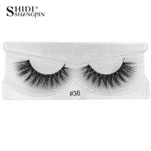 Load image into Gallery viewer, SHIDISHANGPIN 1 box mink eyelashes natural long 3d mink lashes hand made false eyelashes full strip lashes makeup false eyelash