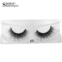 Load image into Gallery viewer, SHIDISHANGPIN 1 box mink eyelashes natural long 3d mink lashes hand made false eyelashes full strip lashes makeup false eyelash