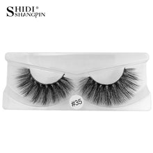 Load image into Gallery viewer, SHIDISHANGPIN 1 box mink eyelashes natural long 3d mink lashes hand made false eyelashes full strip lashes makeup false eyelash