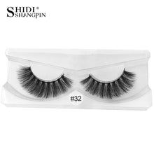 Load image into Gallery viewer, SHIDISHANGPIN 1 box mink eyelashes natural long 3d mink lashes hand made false eyelashes full strip lashes makeup false eyelash