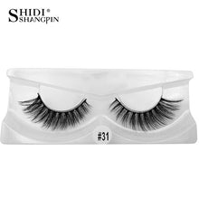 Load image into Gallery viewer, SHIDISHANGPIN 1 box mink eyelashes natural long 3d mink lashes hand made false eyelashes full strip lashes makeup false eyelash