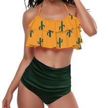 Load image into Gallery viewer, Swimwear Women Bikini 2019 Mujer High Waist Swimsuits Ruffles Bikinis Swimming Suit For Womens Push Up Bathing Suits Biquini