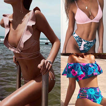 Load image into Gallery viewer, TCBSG Bikinis 2019 Sexy Swimwear Women Swimsuit Push Up Brazilian Bikini set Bandeau Summer Beach Bathing Suits female Biquini