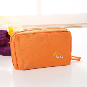 Travel Version of The Canvas Cosmetic Bag Multi-function Neceser Zipper Toiletry Bag Storage Bag Makeup Kits Make Up Bags