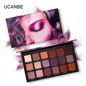 UCANBE Aromas Nude Eye Shadow Palette 18 Color Eyeshadow Shimmer Matte Glitter Powder Waterproof Paleta De Sombra Makeup Pallete