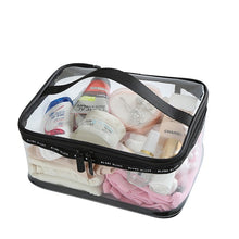 Load image into Gallery viewer, Waterproof Transparent PVC Cosmetic Bag Women Make Up Case Travel Clear Makeup Beauty Wash Organizer Bath Toiletry Storage Kit