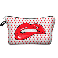 Load image into Gallery viewer, Who Cares Makeup Bags Women Cosmetic Bag With Multicolor Pattern 3D Printing neceser Cosmetics Pouchs For Travel make up bag