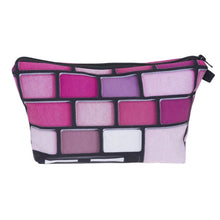 Load image into Gallery viewer, Who Cares Makeup Bags Women Cosmetic Bag With Multicolor Pattern 3D Printing neceser Cosmetics Pouchs For Travel make up bag
