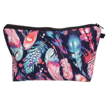 Load image into Gallery viewer, Who Cares Makeup Bags Women Cosmetic Bag With Multicolor Pattern 3D Printing neceser Cosmetics Pouchs For Travel make up bag