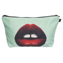 Load image into Gallery viewer, Who Cares Makeup Bags Women Cosmetic Bag With Multicolor Pattern 3D Printing neceser Cosmetics Pouchs For Travel make up bag