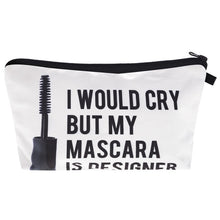 Load image into Gallery viewer, Who Cares Makeup Bags Women Cosmetic Bag With Multicolor Pattern 3D Printing neceser Cosmetics Pouchs For Travel make up bag