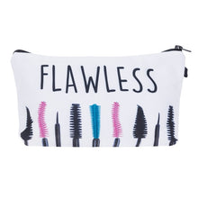Load image into Gallery viewer, Who Cares Makeup Bags Women Cosmetic Bag With Multicolor Pattern 3D Printing neceser Cosmetics Pouchs For Travel make up bag