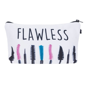 Who Cares Makeup Bags Women Cosmetic Bag With Multicolor Pattern 3D Printing neceser Cosmetics Pouchs For Travel make up bag