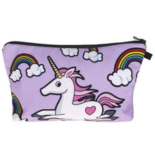 Load image into Gallery viewer, Who Cares Makeup Bags Women Cosmetic Bag With Multicolor Pattern 3D Printing neceser Cosmetics Pouchs For Travel make up bag