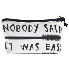 Load image into Gallery viewer, Who Cares Makeup Bags Women Cosmetic Bag With Multicolor Pattern 3D Printing neceser Cosmetics Pouchs For Travel make up bag