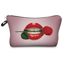 Load image into Gallery viewer, Who Cares Makeup Bags Women Cosmetic Bag With Multicolor Pattern 3D Printing neceser Cosmetics Pouchs For Travel make up bag