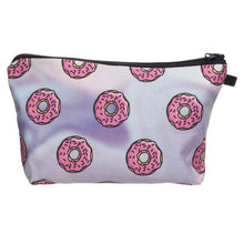 Load image into Gallery viewer, Who Cares Makeup Bags Women Cosmetic Bag With Multicolor Pattern 3D Printing neceser Cosmetics Pouchs For Travel make up bag