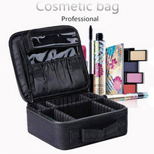 Load image into Gallery viewer, Women Professional Cosmetic Case Beauty Brush Makeup Bag Travel Necessary Waterproof Cosmetic Bag