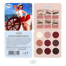 Load image into Gallery viewer, YOEDGE 9 Colors Matte Shimmer Eye Shadow Makeup Palette Pigment Waterproof Shadows Balm Profesional Make Up Eyeshadow Pallete