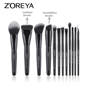 ZOREYA Makeup Brushes 4/8/10/11/12/15pcs Professional Makeup Brush Set Many Different Model As Essential Cosmetics Tool