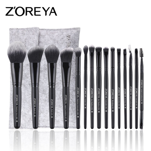 ZOREYA Makeup Brushes 4/8/10/11/12/15pcs Professional Makeup Brush Set Many Different Model As Essential Cosmetics Tool