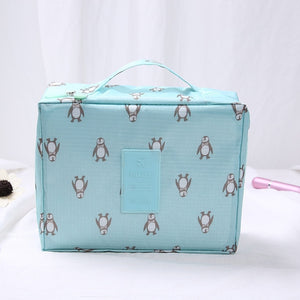 Zipper Makeup Bag High Quality Cosmetic Bag Women Waterproof Portable Travel Wash Bag Multifunction Organizer For Toiletry Kit