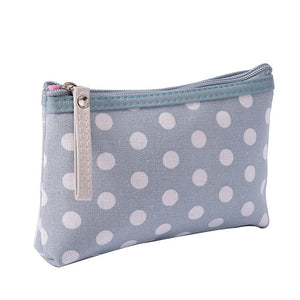 eTya Women Plaid Travel Cosmetic Bag Makeup Bags Handbag Female Zipper Purse Small Make Up Bags Travel Beauty Organizer Pouch