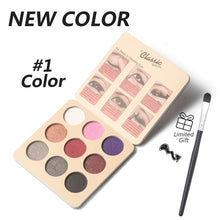 Load image into Gallery viewer, mini makeup palette nude glitter pigmented kyliejenner cosmetics matte eyeshadow pallete maquiagem profissional completa sombras