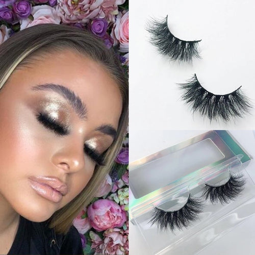 Morwalendi Lashes Mink eyelashes dramtic False Eyelashes 3D mink lashes Fluffy reusable Crisscross cilios Glamorous  for makeup