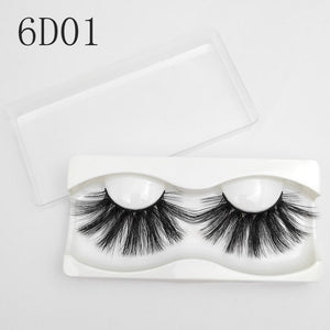 Buzzme KDS06 3D faux mink lashes natural false eyelashes long makeup eyelash