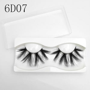 Buzzme KDS06 3D faux mink lashes natural false eyelashes long makeup eyelash