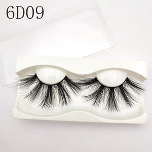 Buzzme KDS06 3D faux mink lashes natural false eyelashes long makeup eyelash