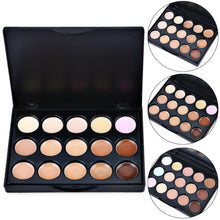 Load image into Gallery viewer, HOT!!! 15 Colors Contour Primer Cover Spots Blemish Concealer Palette Face Cream Makeup