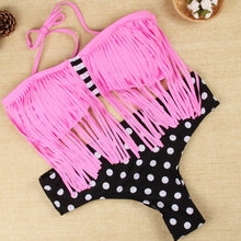 Load image into Gallery viewer, 2017 New Arrival Woman Sexy High-quality Female Tassels Bekinis Set bathing Suit S, L, M Swimwear  Beachwear Free Shipping