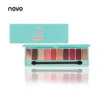 Load image into Gallery viewer, NOVO Fashion eyeshadow palette 10Colors Matte EyeShadow naked palette Glitter eye shadow MakeUp Nude MakeUp set Korea Cosmetics