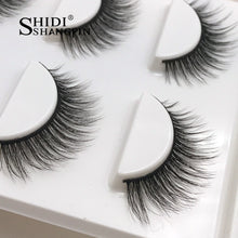 Load image into Gallery viewer, New 3 pairs natural false eyelashes fake lashes long makeup 3d mink lashes extension eyelash mink eyelashes for beauty #X11