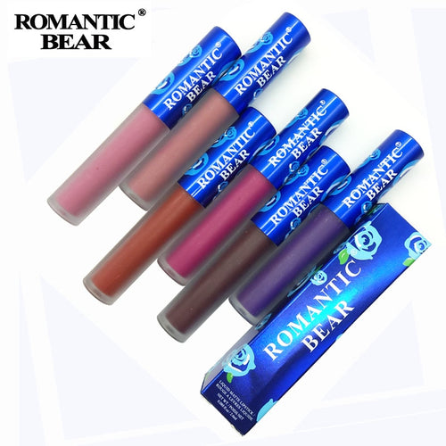 Brand New Matte Lipstick Beauty Batom Long Lasting Labiales Rouge Matte Liquid Waterproof Makeup 12 Colors Lip Gloss Cosmetics