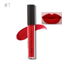 Load image into Gallery viewer, FOCALLURE waterproof matte Liquid lipstick Moisturizer velvet Smooth mate lip stick lasting Lip Gloss Cosmetic Beauty Makeup