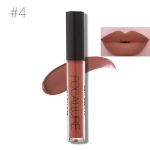 FOCALLURE waterproof matte Liquid lipstick Moisturizer velvet Smooth mate lip stick lasting Lip Gloss Cosmetic Beauty Makeup