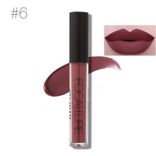 Load image into Gallery viewer, FOCALLURE waterproof matte Liquid lipstick Moisturizer velvet Smooth mate lip stick lasting Lip Gloss Cosmetic Beauty Makeup