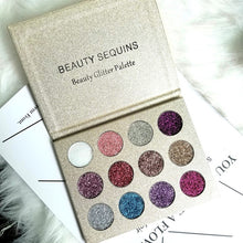 Load image into Gallery viewer, Beauty Glazed Eyeshadow Palette Shimmer Matte Neutral Glitter Eyeshadow Pallete 10 Shades Pigmented Eye Shadow Warm Colors