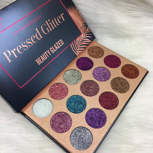 Beauty Glazed Eyeshadow Palette Shimmer Matte Neutral Glitter Eyeshadow Pallete 10 Shades Pigmented Eye Shadow Warm Colors