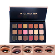 Load image into Gallery viewer, Beauty Glazed Eyeshadow Palette Shimmer Matte Neutral Glitter Eyeshadow Pallete 10 Shades Pigmented Eye Shadow Warm Colors