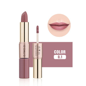 O.TWO.O 12 Colors Lips Makeup Lipstick  Lip Gloss Long Lasting Moisture Cosmetic Lipstick Red Lip Matte Lipstick Waterproof