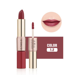 O.TWO.O 12 Colors Lips Makeup Lipstick  Lip Gloss Long Lasting Moisture Cosmetic Lipstick Red Lip Matte Lipstick Waterproof