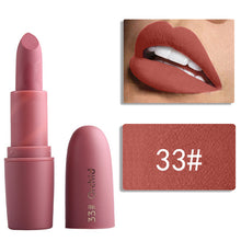 Load image into Gallery viewer, Miss Rose Nude Lipstick 22 colors Waterproof Vampire Brown Beauty Baby Lips Batom Matte lipstick Makeup Tats Eugenie Margherita