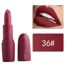 Load image into Gallery viewer, Miss Rose Nude Lipstick 22 colors Waterproof Vampire Brown Beauty Baby Lips Batom Matte lipstick Makeup Tats Eugenie Margherita