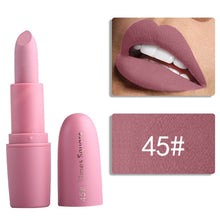 Load image into Gallery viewer, Miss Rose Nude Lipstick 22 colors Waterproof Vampire Brown Beauty Baby Lips Batom Matte lipstick Makeup Tats Eugenie Margherita