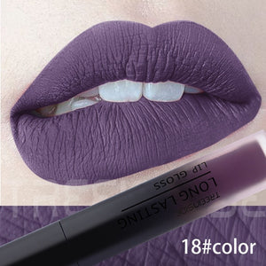 24 Color Liquid Lipstick Matte Makeup Waterproof Red Lip Long Lasting Gloss Mate Black Lip Stick Matte Liquid Lipsticks